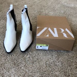 Zara Cowboy Leather Boots